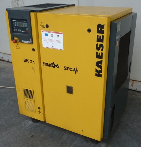 Compressore Kaeser usato 11 kw inverter - Plastin Gold